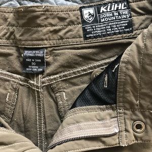 Men’s Kuhl mountain shorts.